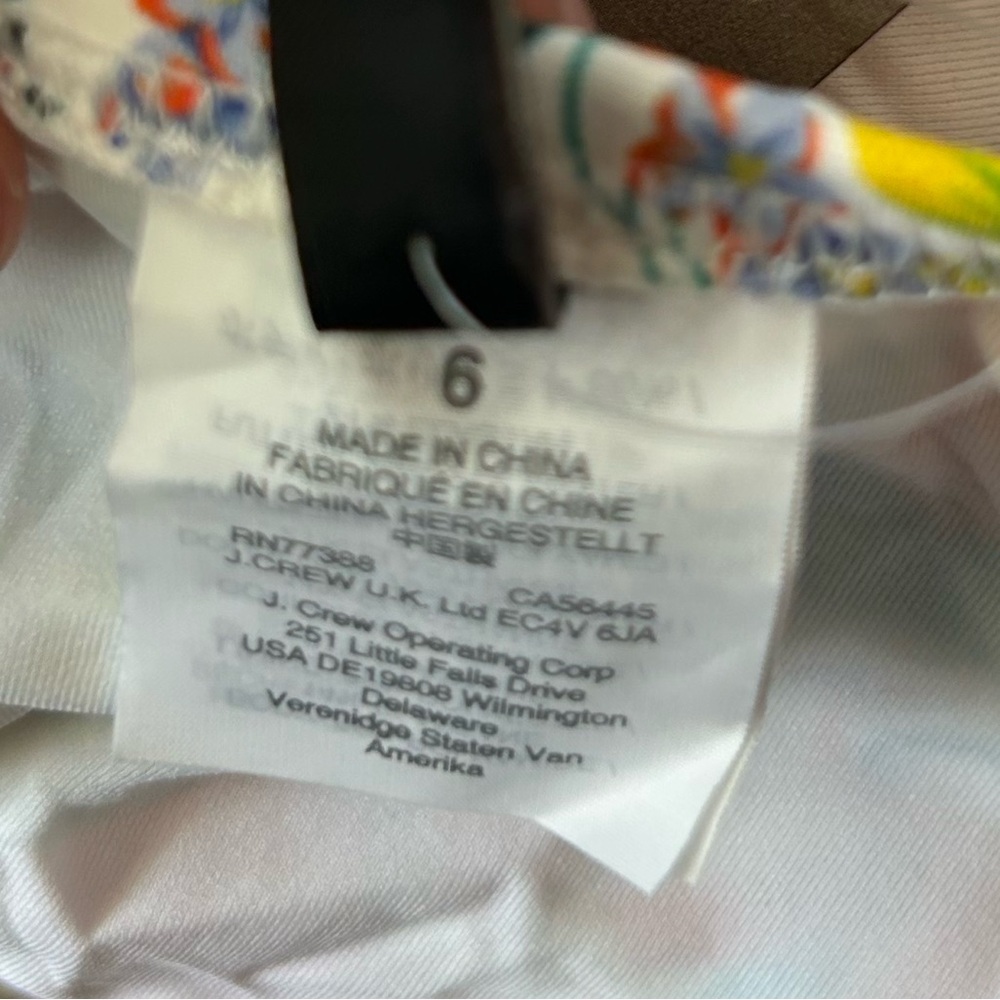 J.Crew Floral Swimwear Halter one-piece swimsuit in Ratti Island botanical print - Picture 8 of 9